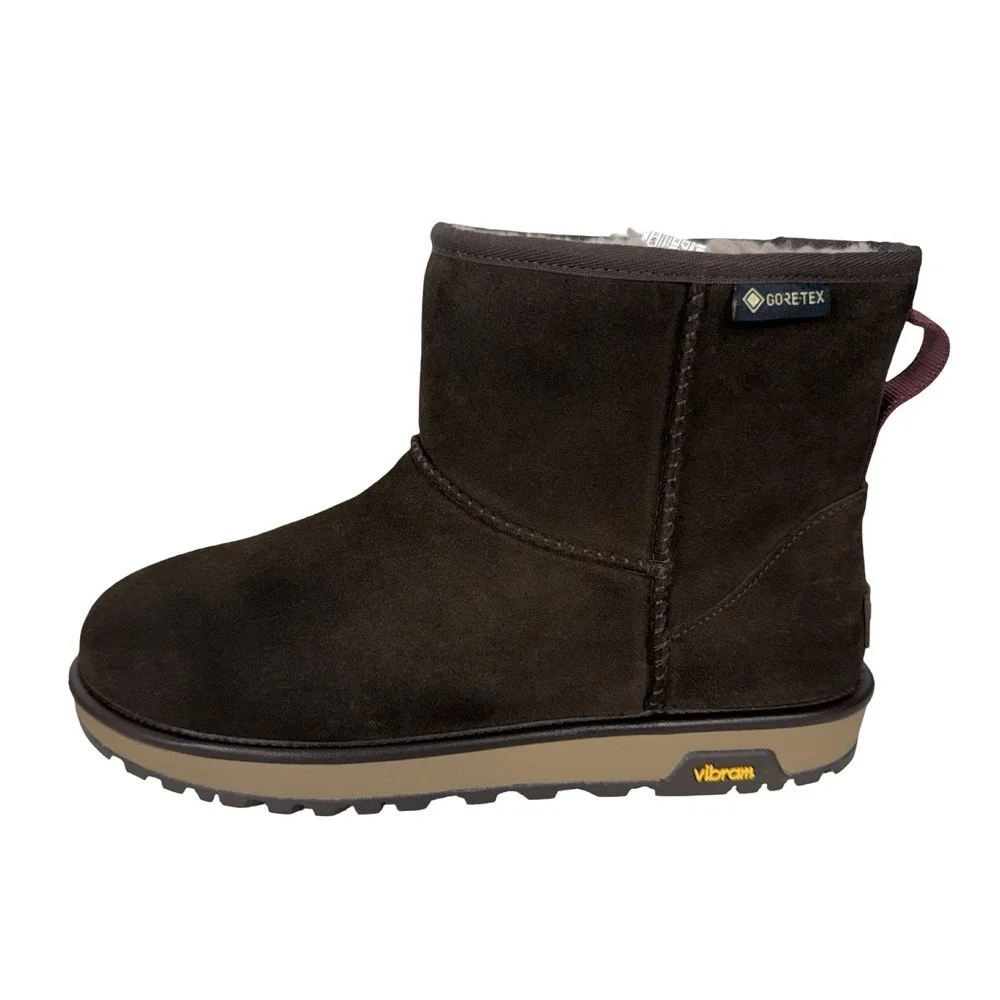 Ugg Classic Mini GTX Brown Men Size 9 M Gore Tex Waterproof Casual Vibram